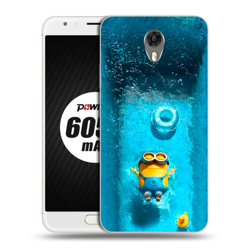 Пластиковый чехол на Ulefone Power 2 с принтом Миньоны Пластиковый чехол на Ulefone Power 2 с принтом Миньоны