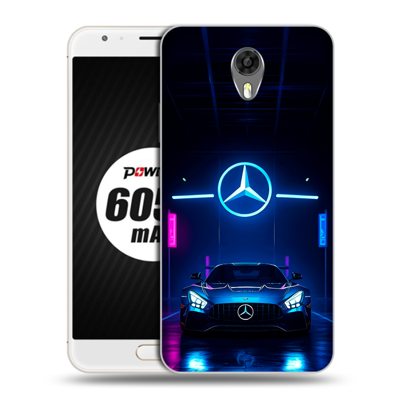 Пластиковый чехол на Ulefone Power 2 с принтом Mercedes Мерседес Пластиковый чехол на Ulefone Power 2 с принтом Mercedes Мерседес