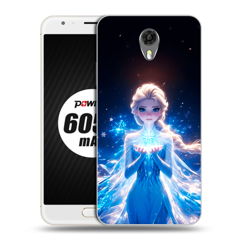 Пластиковый чехол на Ulefone Power 2 с принтом Холодное сердце Frozen Пластиковый чехол на Ulefone Power 2 с принтом Холодное сердце Frozen