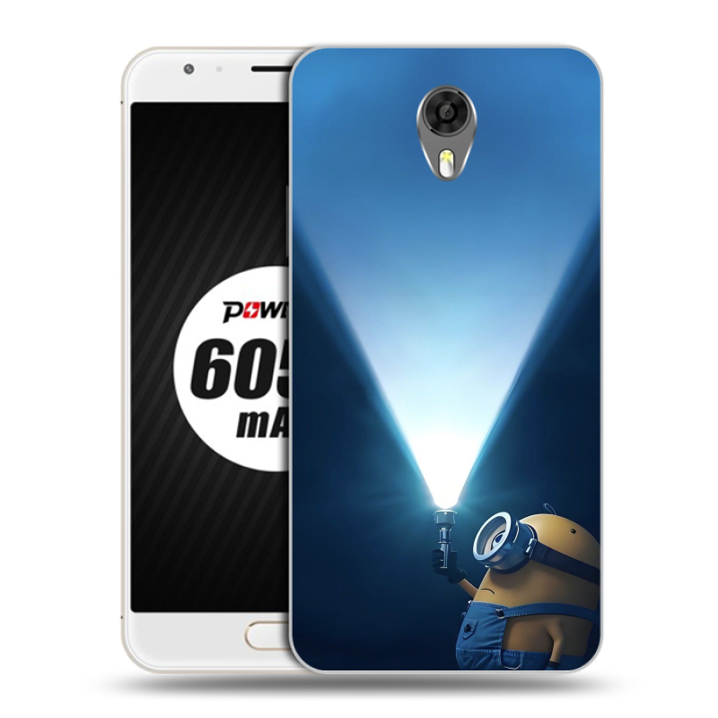 Пластиковый чехол на Ulefone Power 2 с принтом Миньоны Пластиковый чехол на Ulefone Power 2 с принтом Миньоны