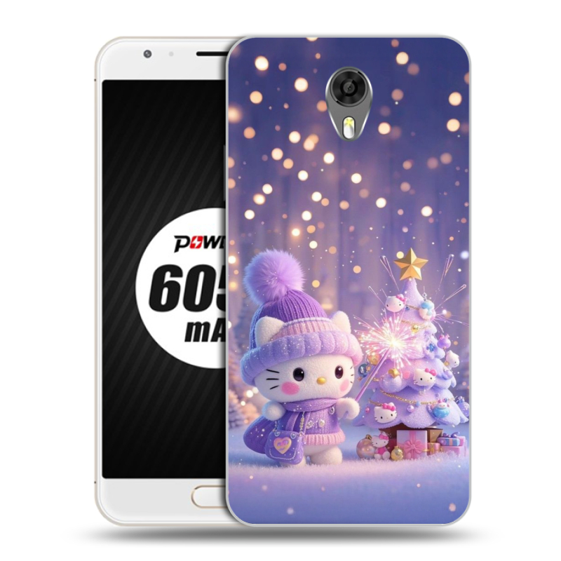 Пластиковый чехол на Ulefone Power 2 с принтом Новый год Пластиковый чехол на Ulefone Power 2 с принтом Новый год