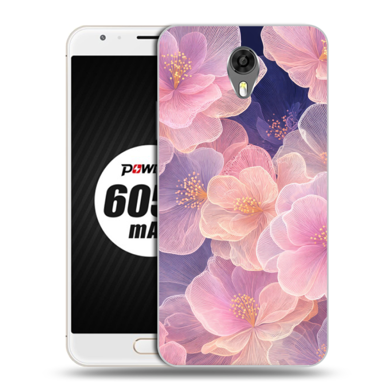 Пластиковый чехол на Ulefone Power 2 с принтом женский Пластиковый чехол на Ulefone Power 2 с принтом женский