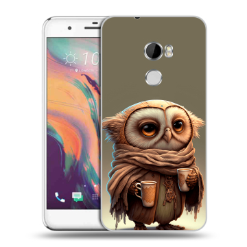 Силиконовый чехол на HTC One X10 с принтом Сова