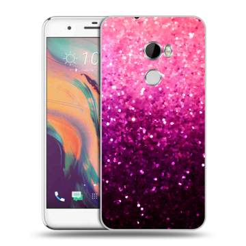 Силиконовый чехол на HTC One X10 с принтом Блестки Силиконовый чехол на HTC One X10 с принтом Блестки