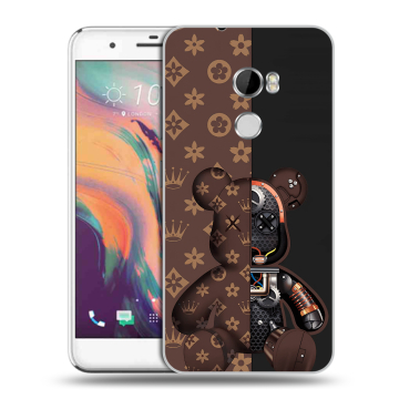 Силиконовый чехол на HTC One X10 с принтом Луи робот