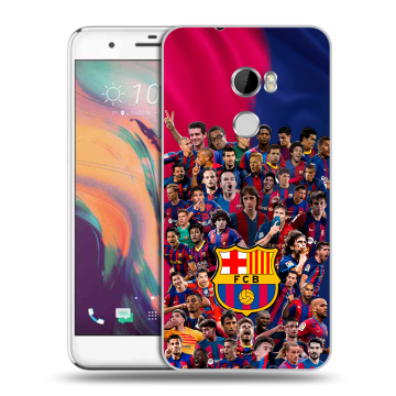 Силиконовый чехол на HTC One X10 с принтом Барселона Barcelona Силиконовый чехол на HTC One X10 с принтом Барселона Barcelona