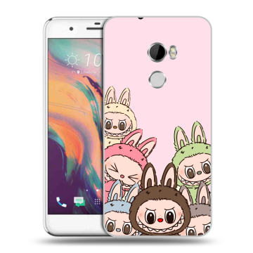 Силиконовый чехол на HTC One X10 с принтом Лабубу