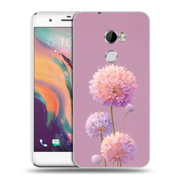 Силиконовый чехол на HTC One X10 с принтом Цветы