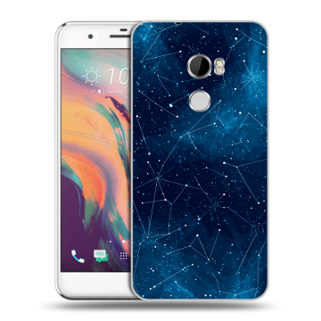 Силиконовый чехол на HTC One X10 с принтом Космос звезды