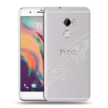 Силиконовый чехол на HTC One X10 с принтом Сотворение мира