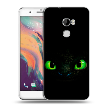 Силиконовый чехол на HTC One X10 с принтом Как приручить дракона