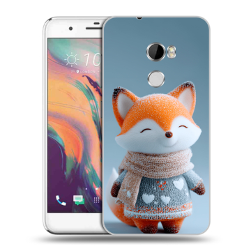 Силиконовый чехол на HTC One X10 с принтом Лиса