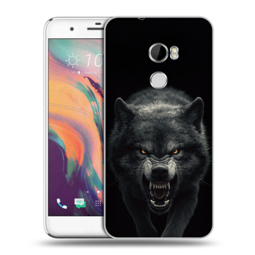 Силиконовый чехол на HTC One X10 с принтом Волк