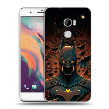 Силиконовый чехол на HTC One X10 с принтом Batman Бэтмен
