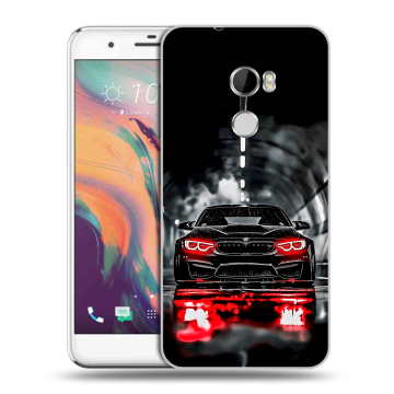 Силиконовый чехол на HTC One X10 с принтом BMW БМВ Силиконовый чехол на HTC One X10 с принтом BMW БМВ