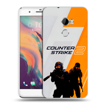 Силиконовый чехол на HTC One X10 с принтом Counter Strike