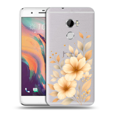 Силиконовый чехол на HTC One X10 с принтом для девушки