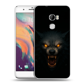 Силиконовый чехол на HTC One X10 с принтом Волк