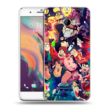 Силиконовый чехол на HTC One X10 с принтом Gravity Falls Гравити Фолз