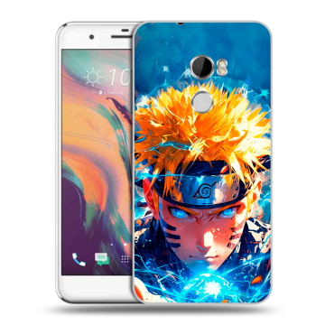 Силиконовый чехол на HTC One X10 с принтом Аниме Наруто Naruto