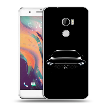 Силиконовый чехол на HTC One X10 с принтом Mercedes Мерседес
