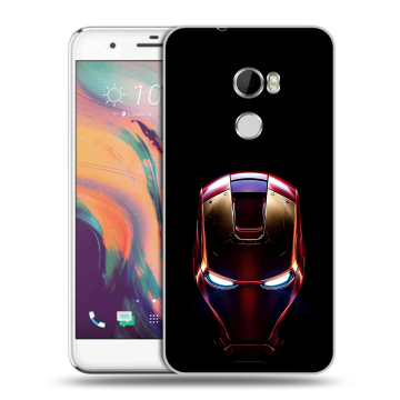 Силиконовый чехол на HTC One X10 с принтом IronMan Железный человек