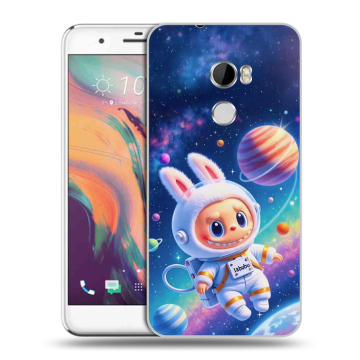 Силиконовый чехол на HTC One X10 с принтом Labubu Лабубу