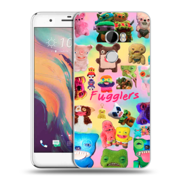 Силиконовый чехол на HTC One X10 с принтом Флагер Fuggler