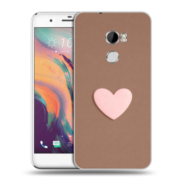 Силиконовый чехол на HTC One X10 с принтом женский