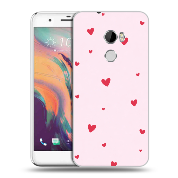 Силиконовый чехол на HTC One X10 с принтом для девочек