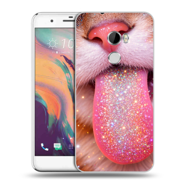 Силиконовый чехол на HTC One X10 с принтом для девочек