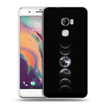 Силиконовый чехол на HTC One X10 с принтом женский