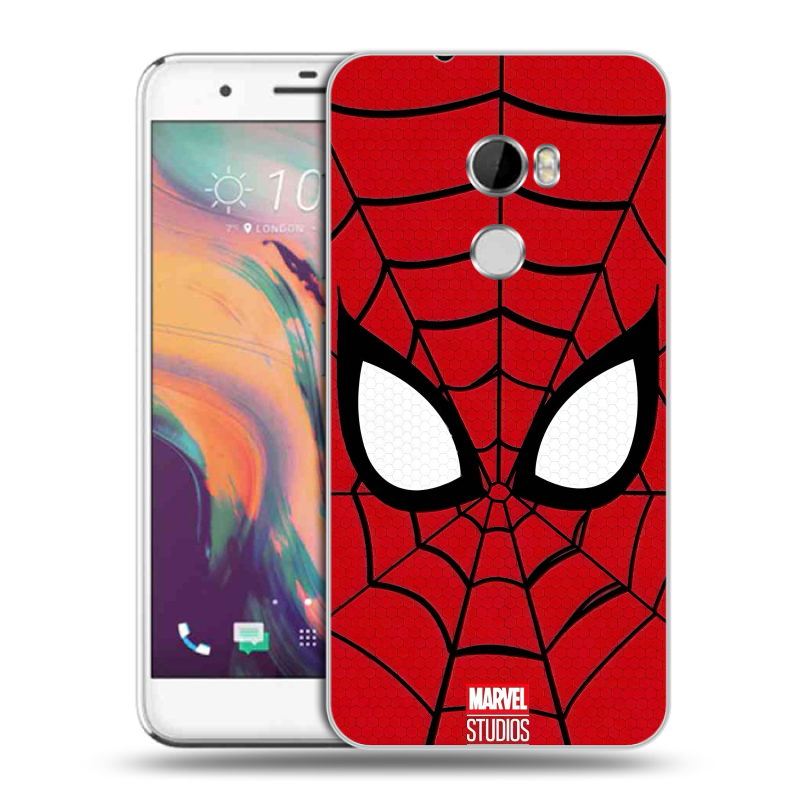 Пластиковый чехол на HTC One X10 с принтом человек паук spiderman Пластиковый чехол на HTC One X10 с принтом человек паук spiderman