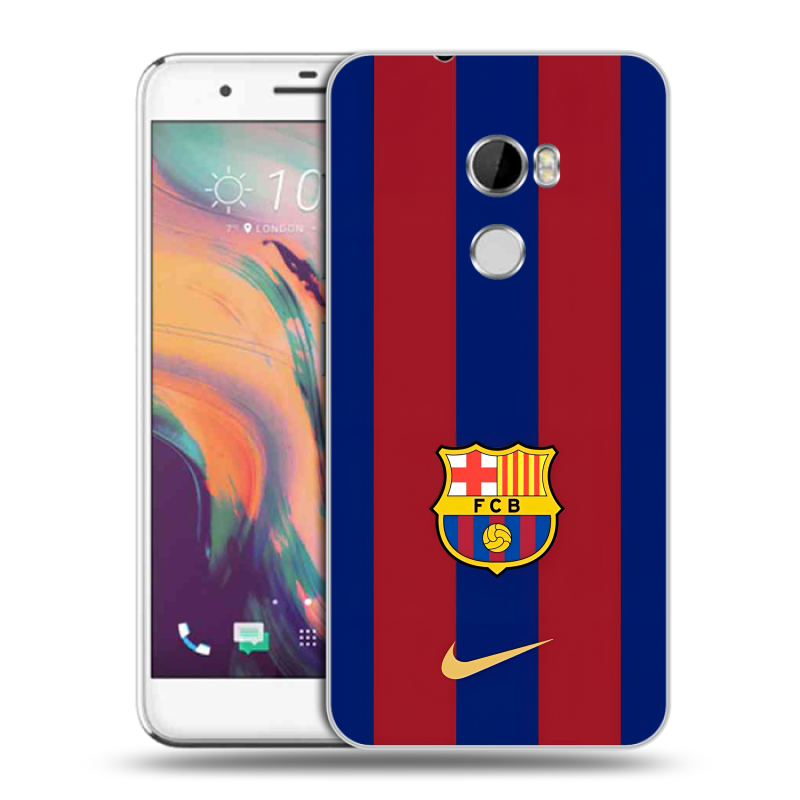 Пластиковый чехол на HTC One X10 с принтом Барселона Barcelona Пластиковый чехол на HTC One X10 с принтом Барселона Barcelona