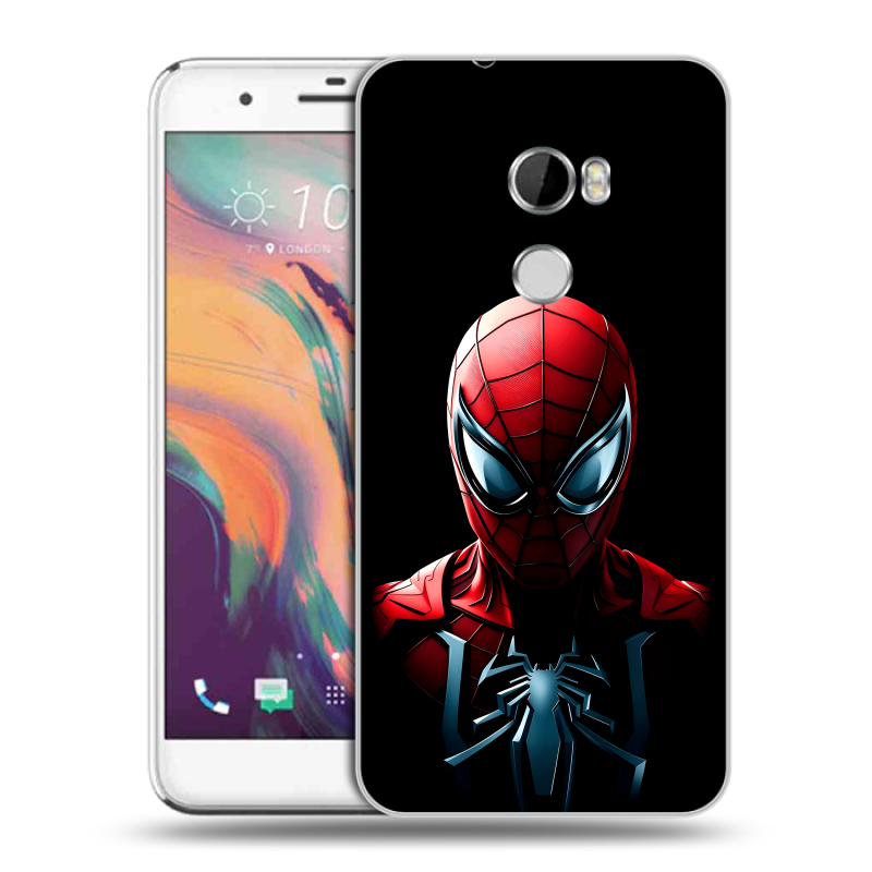 Пластиковый чехол на HTC One X10 с принтом Spiderman Человек паук Пластиковый чехол на HTC One X10 с принтом Spiderman Человек паук