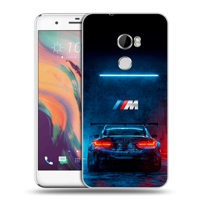 Пластиковый чехол на HTC One X10 с принтом BMW БМВ Пластиковый чехол на HTC One X10 с принтом BMW БМВ