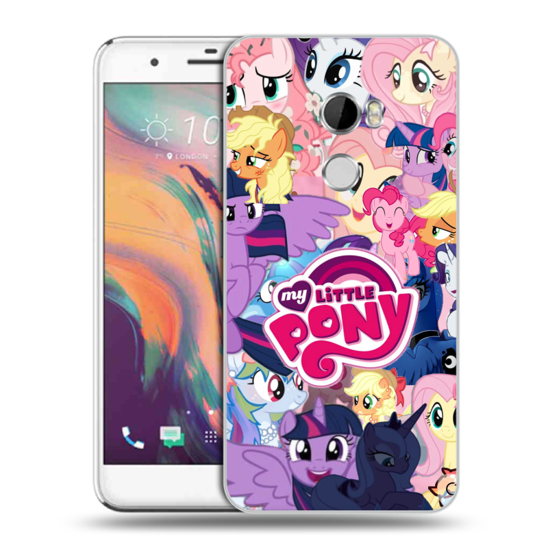 Силиконовый чехол на HTC One X10 с принтом My little pony Дружба чудо Силиконовый чехол на HTC One X10 с принтом My little pony Дружба чудо