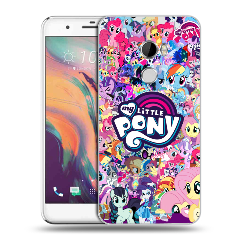 Силиконовый чехол на HTC One X10 с принтом My little pony Дружба чудо Силиконовый чехол на HTC One X10 с принтом My little pony Дружба чудо