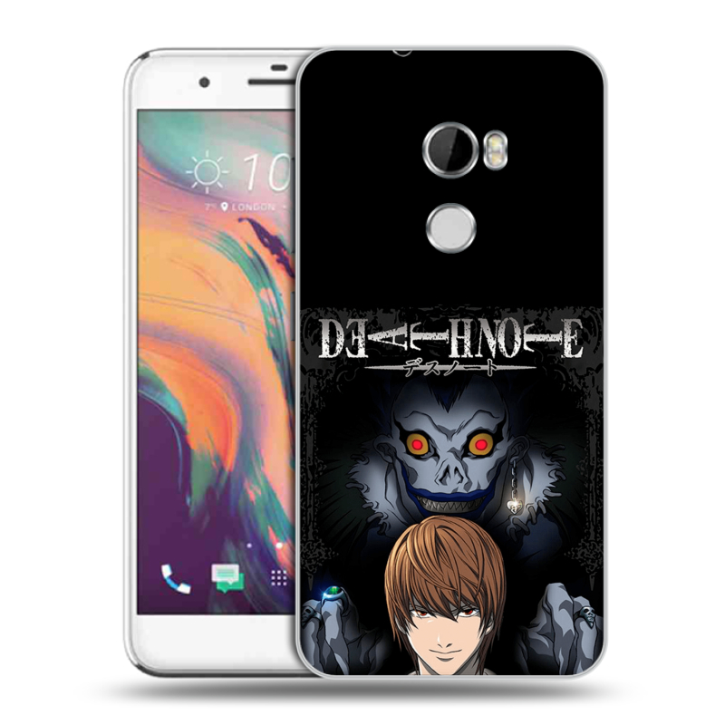 Силиконовый чехол на HTC One X10 с принтом Death note Тетрадь смерти Силиконовый чехол на HTC One X10 с принтом Death note Тетрадь смерти