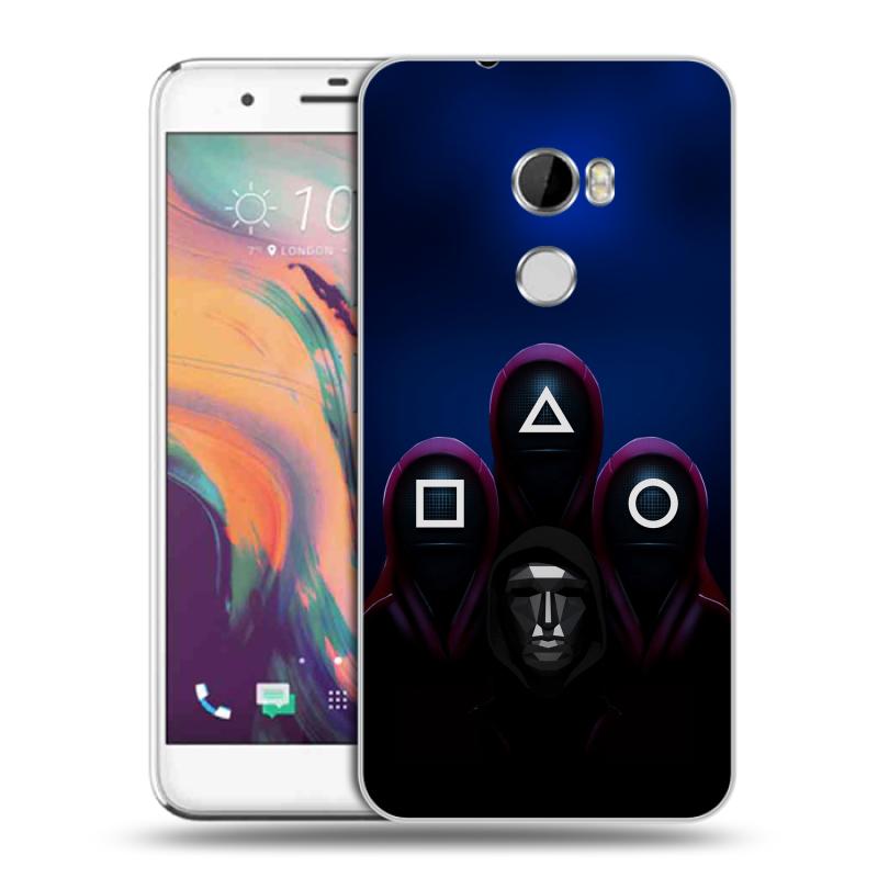 Силиконовый чехол на HTC One X10 с принтом Игра Кальмара Силиконовый чехол на HTC One X10 с принтом Игра Кальмара