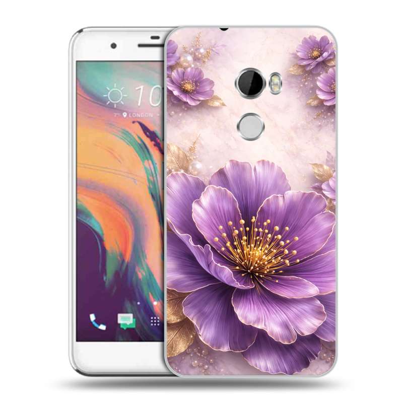 Силиконовый чехол на HTC One X10 с принтом женский Силиконовый чехол на HTC One X10 с принтом женский