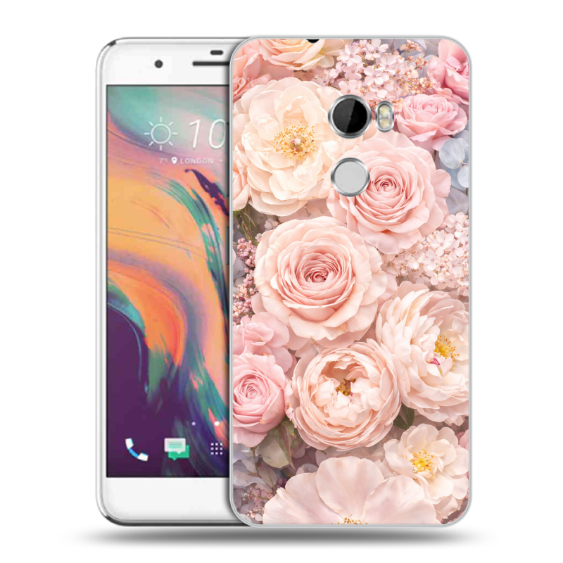 Силиконовый чехол на HTC One X10 с принтом женский Силиконовый чехол на HTC One X10 с принтом женский
