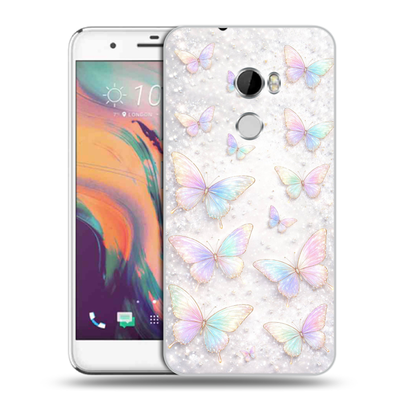 Пластиковый чехол на HTC One X10 с принтом женский Пластиковый чехол на HTC One X10 с принтом женский
