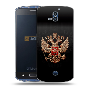 Силиконовый чехол на AGM X1 с принтом Герб России Силиконовый чехол на AGM X1 с принтом Герб России