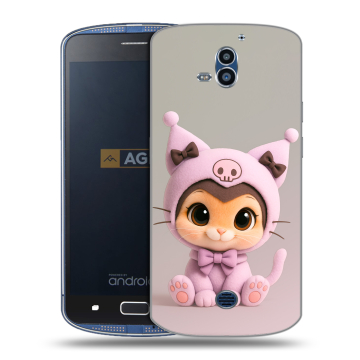 Силиконовый чехол на AGM X1 с принтом Куроми Kuromi 