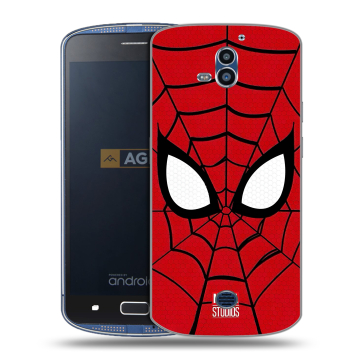 Силиконовый чехол на AGM X1 с принтом человек паук spiderman