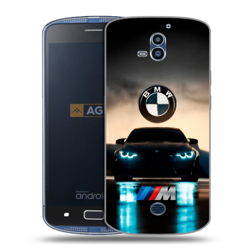 Силиконовый чехол на AGM X1 с принтом БМВ BMW