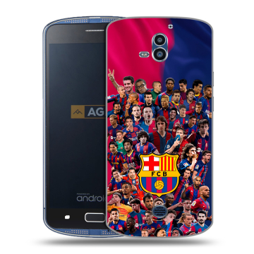Силиконовый чехол на AGM X1 с принтом Барселона Barcelona