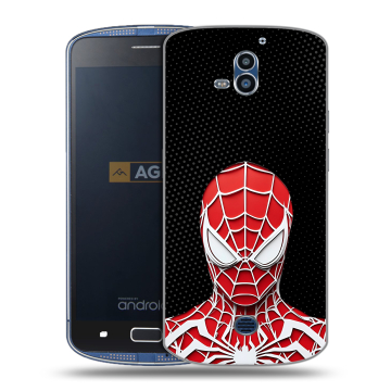 Силиконовый чехол на AGM X1 с принтом человек паук spiderman Силиконовый чехол на AGM X1 с принтом человек паук spiderman