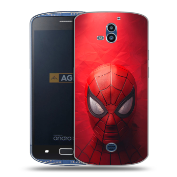 Силиконовый чехол на AGM X1 с принтом Spiderman Человек паук